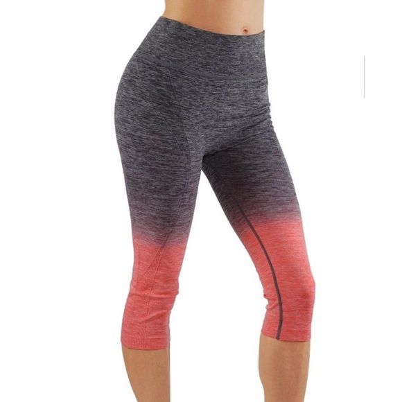 OtoS Active Pants - NWT Ombré Heather Grey Coral OtoS Active Capri Leggings Size L/XL